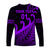 (Custom Personalised) New Zealand Rugby Maori Long Sleeve Shirt Silver Fern Koru Vibes - Purple LT8 - Polynesian Pride