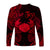 (Custom Personalised) Cancer Zodiac Polynesian Long Sleeve Shirt Unique Style - Red LT8 - Polynesian Pride