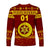 (Custom Personalised) Tonga High School Christmas Long Sleeve Shirt Simple Style LT8 - Polynesian Pride