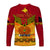 (Custom Personalised) Papua New Guinea Kumuls Long Sleeve Shirt Simple Style - Red Vibes LT8 - Polynesian Pride