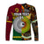 (Custom Personalised) Vanuatu And Australia Long Sleeve Shirt Together LT8 - Polynesian Pride