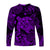 Hawaii Turtle Polynesian Long Sleeve Shirt Plumeria Flower Unique Style - Purple LT8 - Polynesian Pride