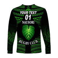 (Custom Personalised) Fiji Nausori Rugby Long Sleeve Shirts Creative Style, Custom Text And Number LT8 - Polynesian Pride