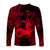 (Custom Personalised) Capricorn Zodiac Polynesian Long Sleeve Shirt Unique Style - Red LT8 - Polynesian Pride