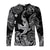 Hawaii Angry Shark Polynesian Long Sleeve Shirt Unique Style - Black LT8 - Polynesian Pride