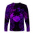 (Custom Personalised) Cancer Zodiac Polynesian Long Sleeve Shirt Unique Style - Purple LT8 - Polynesian Pride