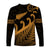 New Zealand Rugby Maori Long Sleeve Shirt Silver Fern Koru Vibes - Gold LT8 - Polynesian Pride