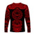 Marquesas Islands Long Sleeve Shirt Marquesan Tattoo Simplified Version - Red LT8 - Polynesian Pride