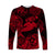 Hawaii Hammer Shark Polynesian Long Sleeve Shirt Unique Style - Red LT8 - Polynesian Pride