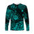 (Custom Personalised) Hawaii Shaka Polynesian Long Sleeve Shirt Unique Style - Turquoise LT8 - Polynesian Pride