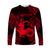 (Custom Personalised) Capricorn Zodiac Polynesian Long Sleeve Shirt Unique Style - Red LT8 Unisex Red - Polynesian Pride