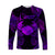 (Custom Personalised) Cancer Zodiac Polynesian Long Sleeve Shirt Unique Style - Purple LT8 Unisex Purple - Polynesian Pride