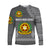 Tonga Vava'u High School Long Sleeve Shirt Simple Style - Full Grey LT8 - Polynesian Pride