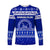 (Custom Personalised) Hofangahau College Christmas Long Sleeve Shirt Simple Style LT8 Unisex Blue - Polynesian Pride