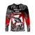 Wallis and Futuna Polynesian Long Sleeve Shirt Unique Style - Gradient Red Black LT8 - Polynesian Pride