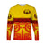 Marquesas Islands Long Sleeve Shirt Marquesan Tattoo Special Style - Gradient Yellow LT8 - Polynesian Pride