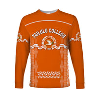 Tonga Tailulu College Long Sleeve Shirts Unique Style LT8 - Polynesian Pride