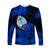 (Custom Personalised) Guam Polynesian Long Sleeve Shirt Tropical Flowers - Blue LT8 Unisex Blue - Polynesian Pride