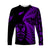 New Zealand Haka Rugby Maori Long Sleeve Shirt Silver Fern Vibes - Purple LT8 Unisex Purple - Polynesian Pride