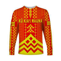 (Custom Personalised) Hawaii Ku Kiai Mauna Long Sleeve Shirts We Are Mauna Kea Unique Vibes LT8 - Polynesian Pride