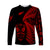 (Custom Personalised) New Zealand Haka Rugby Maori Long Sleeve Shirt Silver Fern Vibes - Red LT8 Unisex Red - Polynesian Pride