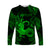 (Custom Personalised) Capricorn Zodiac Polynesian Long Sleeve Shirt Unique Style - Green LT8 Unisex Green - Polynesian Pride
