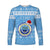 Federated States of Micronesia Christmas Long Sleeve Shirt Simple Style - FSM Seal LT8 Unisex Blue - Polynesian Pride