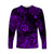 (Custom Personalised) Hawaii Shaka Polynesian Long Sleeve Shirt Unique Style - Purple LT8 - Polynesian Pride