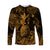 Hawaii Pineapple Polynesian Long Sleeve Shirt Unique Style - Gold LT8 Unisex Gold - Polynesian Pride