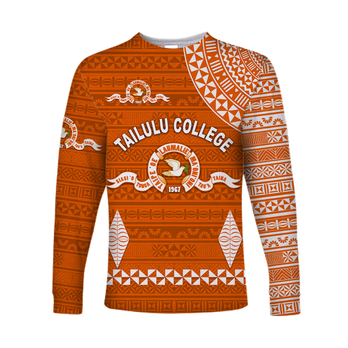 Tonga Tailulu College Long Sleeve Shirts Simple Style LT8 - Polynesian Pride