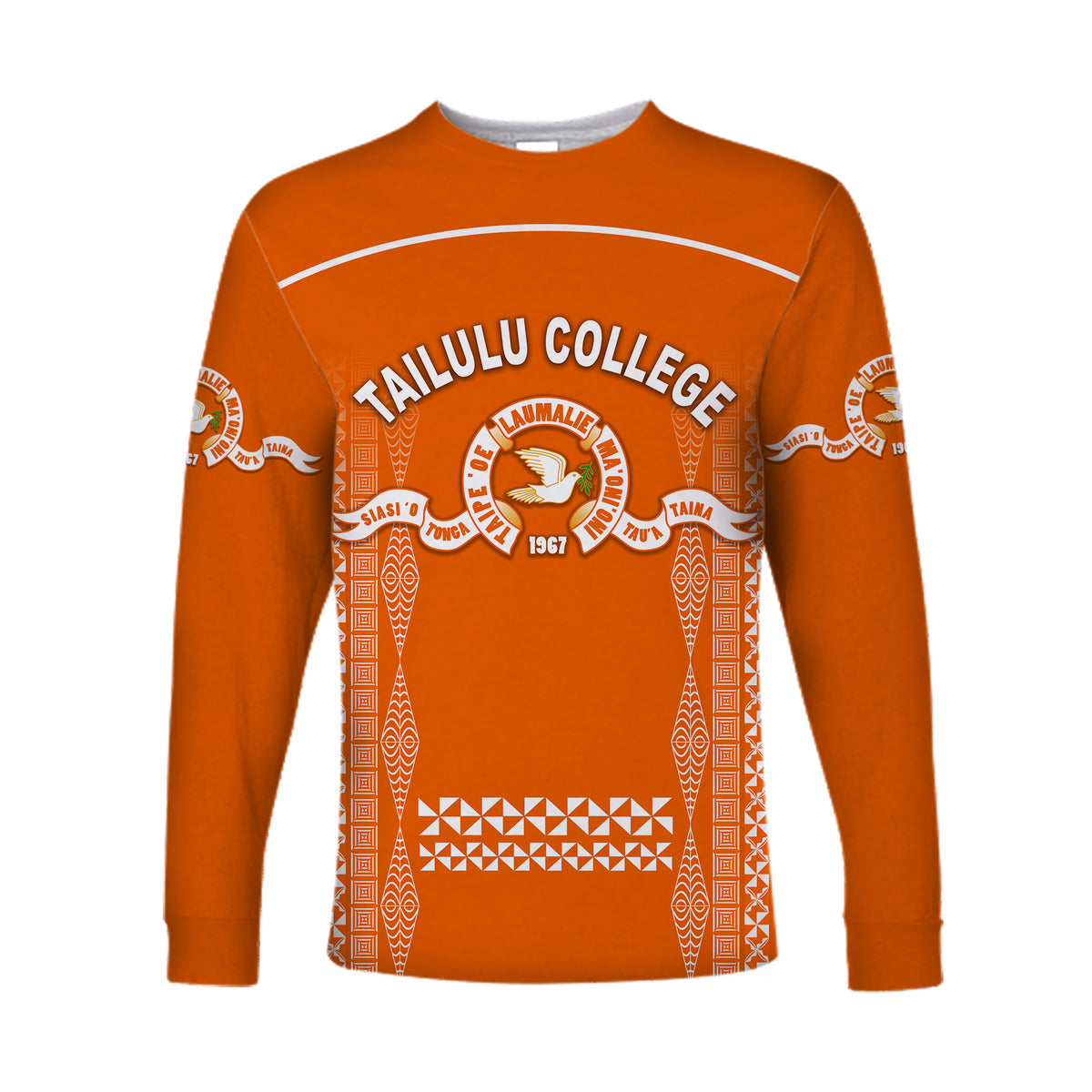 (Custom Personalised) Tonga Tailulu College Long Sleeve Shirts Unique Style LT8 - Polynesian Pride