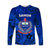 Samoa Manu Long Sleeve Shirt Rugby Unique Style - Full Blue LT8 Unisex Blue - Polynesian Pride