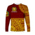 Tonga Vava'u High School Long Sleeve Shirt Kupesi Vibes - Maroon LT8 - Polynesian Pride