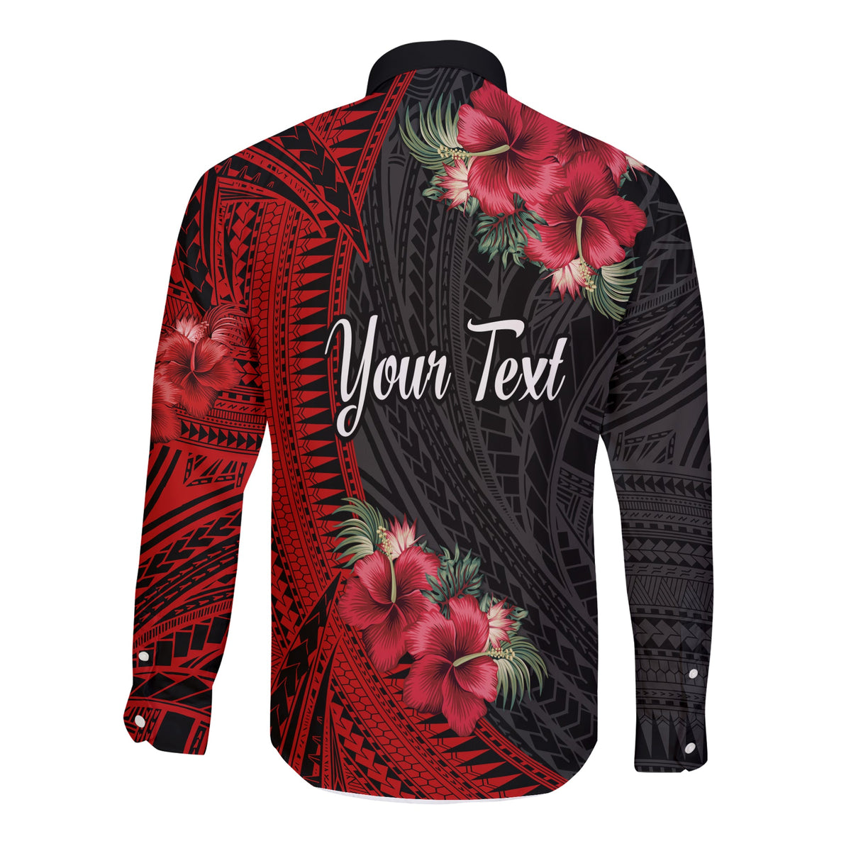 (Custom Personalised) Happy Fathers Day Long Sleeve Button Shirt Polynesian Best Dad Ever LT13 - Polynesian Pride