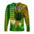 (Custom Personalised) Hawaii Pineapple Long Sleeve Shirt Plumeria Frangipani Mix Tribal Pattern LT13 - Polynesian Pride