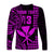 (Custom Text and Number) Hawaii Day Kakau Long Sleeve Shirt Proud To Be Hawaiian Purple King Kamehameha and Kanaka Maoli LT13 - Polynesian Pride