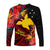 (Custom Personalised) Papua New Guinea Long Sleeve Shirt Bird of Paradise LT13 - Polynesian Pride