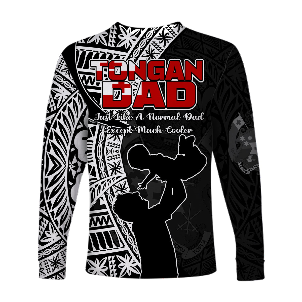 Tonga Long Sleeve Shirt Happy Tongan Fathers Day LT13 - Polynesian Pride