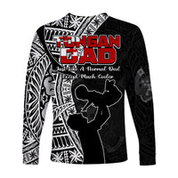 Tonga Long Sleeve Shirt Happy Tongan Fathers Day LT13 - Polynesian Pride