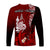 (Custom Personalised) New Caledonia Long Sleeve Shirt Nautilus Red Polynesian Hibiscus LT13 - Polynesian Pride