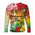 Aloha Poly Fest Long Sleeve Shirt Polynesian Pattern With Tropical Flowers LT14 - Polynesian Pride