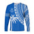 Fiji Rugby Sevens Long Sleeve Shirt Fijian 7s Tapa Polynesian Blue Ver.01 LT13 Unisex Blue - Polynesian Pride