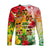 Aloha Poly Fest Long Sleeve Shirt Polynesian Pattern With Tropical Flowers LT14 Unisex Reggae - Polynesian Pride