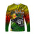 The Shaka Hawaii Long Sleeve Shirt Tropical Flowers Reggae Version LT13 Unisex Reggae - Polynesian Pride