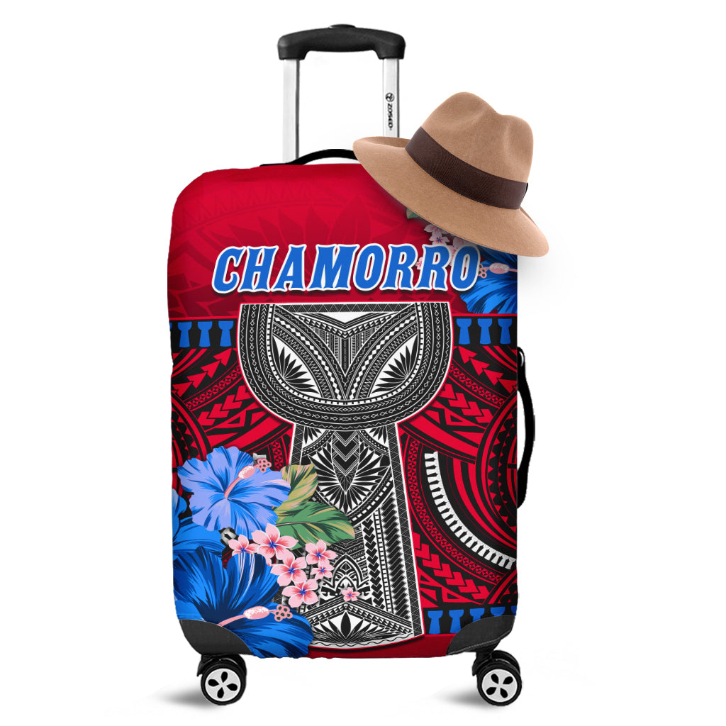 Guam Chamorro Luggage Covers Latte Stone Red Polynesian Haligi LT13 Red - Polynesian Pride