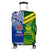 Samoa Rugby and Australia Rugby Luggage Cover Toa Samoa Mix Kangaroos Pacific LT14 Art - Polynesian Pride