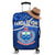 Samoa Rugby Luggage Cover Manu Samoa Polynesian Hibiscus Blue Style LT14 Blue - Polynesian Pride