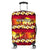 (Custom Personalised) Hawaii Luggage Cover Tropical Golden Sunset With Hibiscus Flowers LT14 Gold - Polynesian Pride