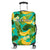 (Custom Personalised) Hawaii Luggage Cover Tropical Flowers With Banana Summer Ver.01 LT14 Turquoise - Polynesian Pride