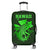 Hawaii Luggage Cover Kakau Kanaka Maoli Combine Polynesian Shark Ver.02 LT14 Green - Polynesian Pride